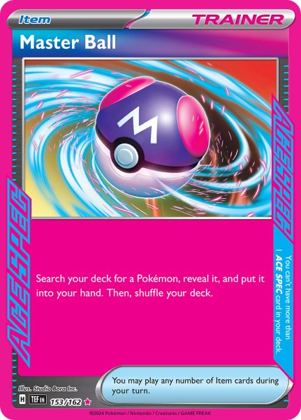 画像1: マスターボール　Master Ball　英語版　海外版　153/162 (1)