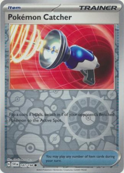 画像1: ポケモンキャッチャー　Pokemon Catcher　【リバホロ】　英語版　海外版　187/198 (1)