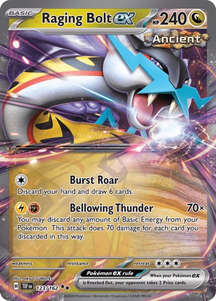 画像1: タケルライコex　Raging Bolt ex　英語版　海外版　123/162 (1)