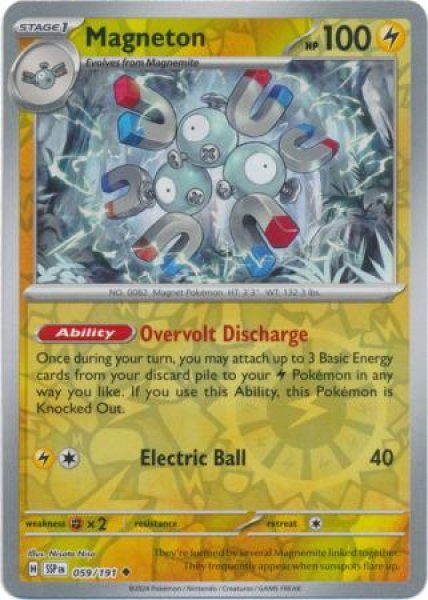 画像1: レアコイル　Magneton　【リバホロ】　英語版　海外版　059/191 (1)