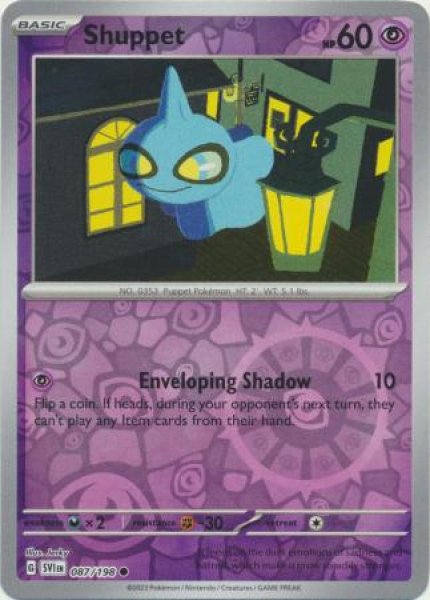 画像1: カゲボウズ　Shuppet　【リバホロ】　英語版　海外版　087/198 (1)