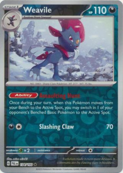 画像1: マニューラ　Weavile　【リバホロ】　英語版　海外版　134/193 (1)