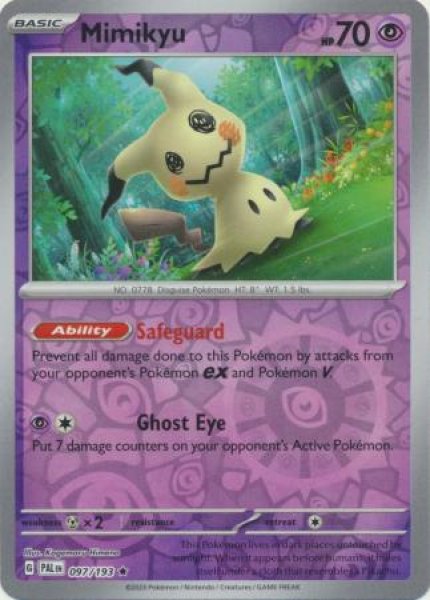 画像1: ミミッキュ　Mimikyu　【リバホロ】　英語版　海外版　097/193 (1)