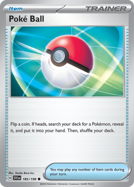 画像1: モンスターボール　Poke Ball　英語版　海外版　185/198 (1)