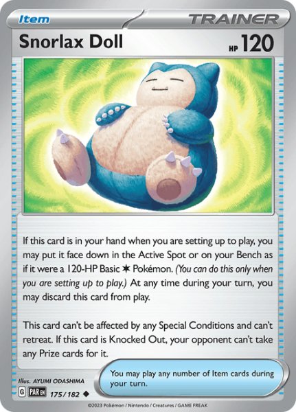 画像1: カビゴンドール　Snorlax Doll　英語版　海外版　175/182 (1)