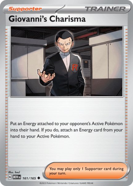 画像1: サカキのカリスマ　Giovanni's Charisma　英語版　海外版　161/165 (1)