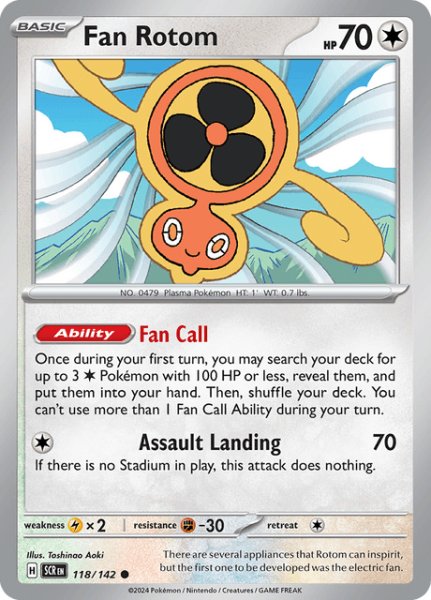 画像1: スピンロトム　Fan Rotom　英語版　海外版　118/142 (1)