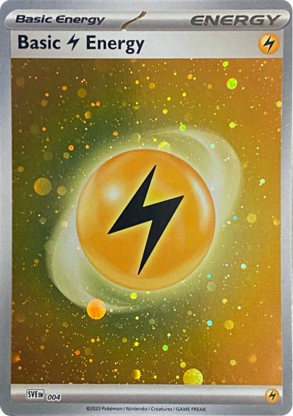 画像1: 基本雷エネルギー　Basic Lightning Energy　【ホロ】　英語版　海外版　SVE004 (1)
