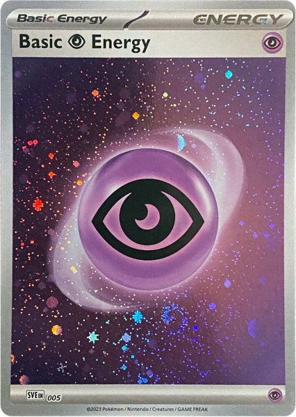 画像1: 基本超エネルギー　Basic Psychic Energy　【ホロ】　英語版　海外版　SVE005 (1)