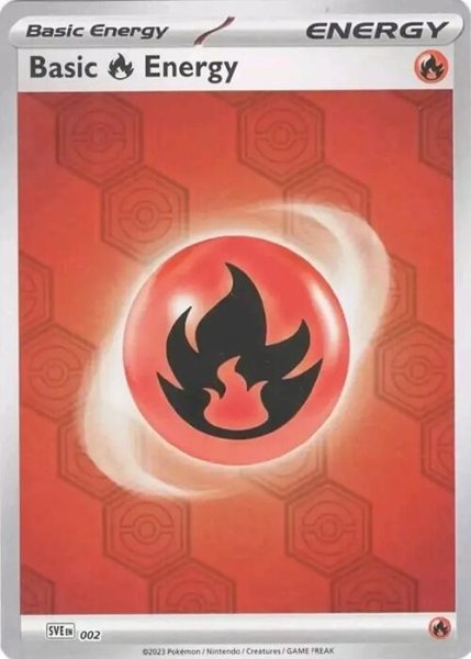 画像1: 基本炎エネルギー　Basic Fire Energy　【リバホロ】　英語版　海外版　SVE002 (1)