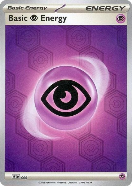 画像1: 基本超エネルギー　Basic Psychic Energy　【リバホロ】　英語版　海外版　SVE005 (1)