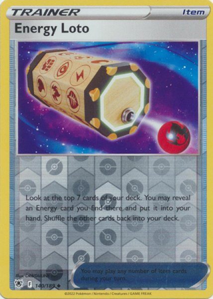 画像1: エネくじ　 Energy Loto　【リバホロ】　英語版　海外版　140/189 (1)