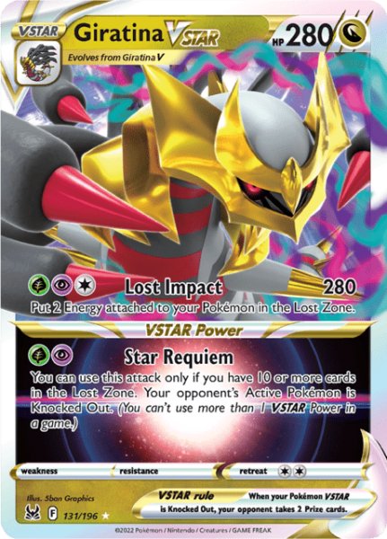 画像1: ギラティナVSTAR　Giratina VSTAR　英語版　海外版　131/196 (1)
