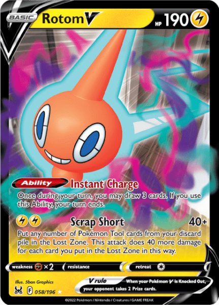 画像1: ロトムV　Rotom V　英語版　海外版　058/196 (1)