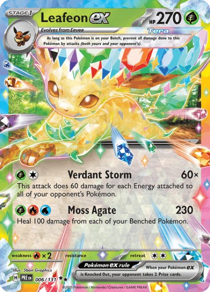 画像1: リーフィアex　Leafeon ex　英語版　海外版　006/131 (1)