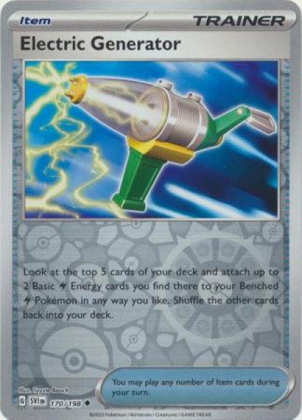 画像1: エレキジェネレーター　Electric Generator　【リバホロ】　英語版　海外版　170/198 (1)