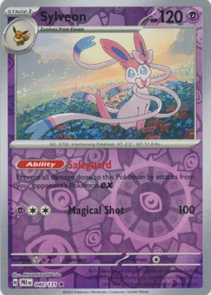 画像1: ニンフィア　Sylveon　【リバホロ】　英語版　海外版　040/131 (1)
