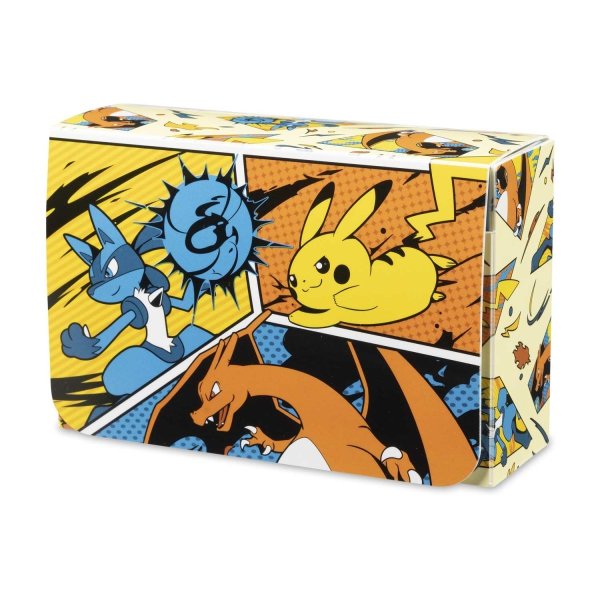 画像1: 【ダブルデッキケース】ピカチュウ リザードン ルカリオ - Battle Start Double Deck Box (1)
