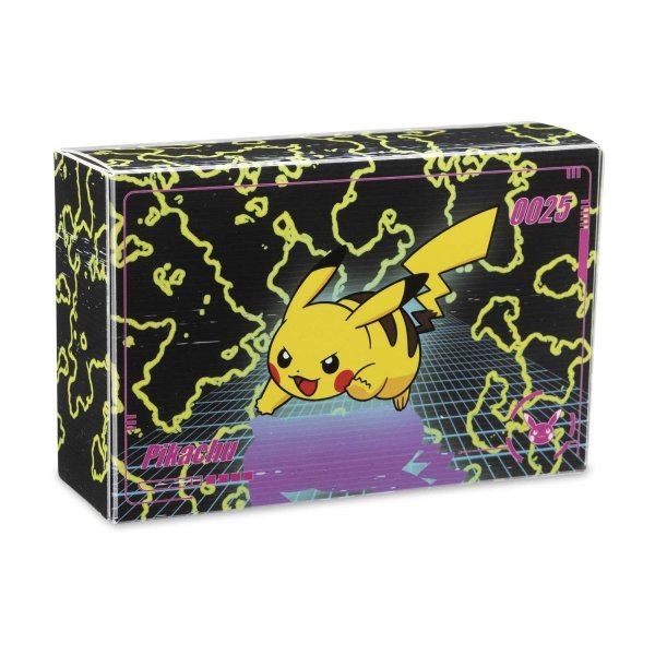 画像3: 【ダブルデッキケース】ピカチュウ - Pikachu Neon Charge Double Deck Box (3)