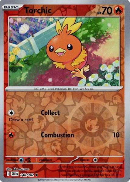 画像1: アチャモ　Torchic　【リバホロ】　英語版　海外版　040/182 (1)