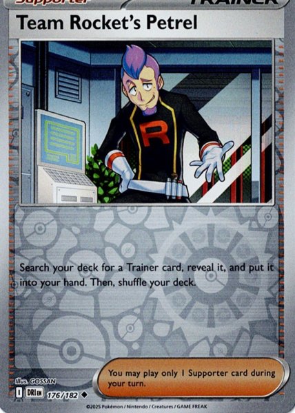 画像1: ロケット団のラムダ　Team Rocket's Petrel　【リバホロ】　英語版　海外版　176/182 (1)