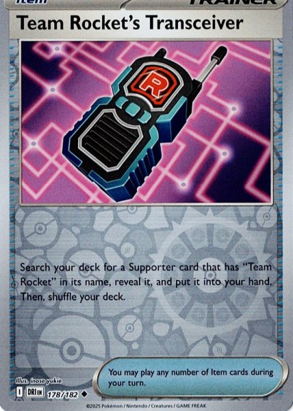 画像1: ロケット団のレシーバー　Team Rocket's Transceiver　【リバホロ】　英語版　海外版　178/182 (1)