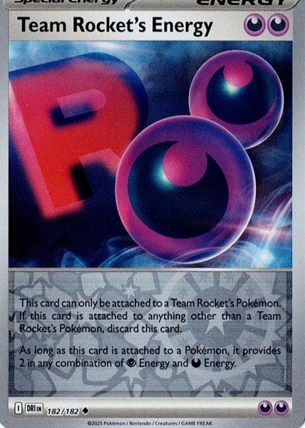 画像1: ロケット団エネルギー　Team Rocket's Energy　【リバホロ】　英語版　海外版　182/182 (1)