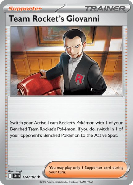 画像1: ロケット団のサカキ　Team Rocket's Giovanni　【ノーマル】　英語版　海外版　174/182 (1)