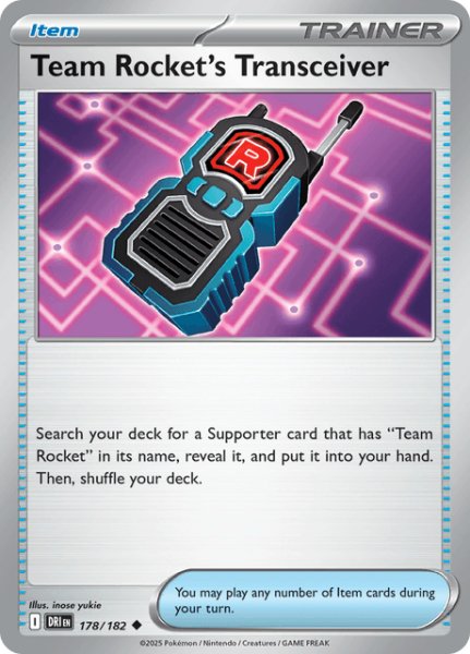 画像1: ロケット団のレシーバー　Team Rocket's Transceiver　【ノーマル】　英語版　海外版　178/182 (1)
