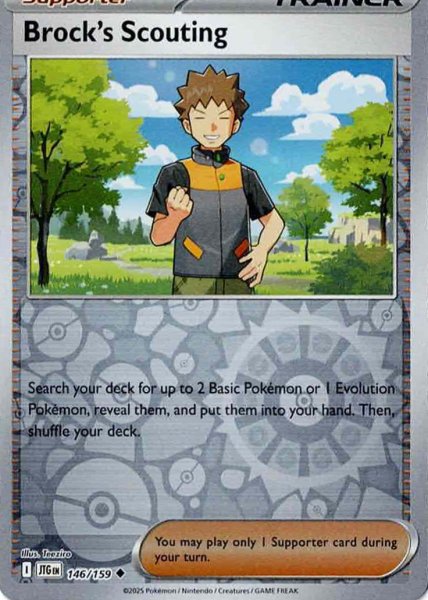画像1: タケシのスカウト　Brock's Scouting　【リバホロ】　英語版　海外版　146/159 (1)