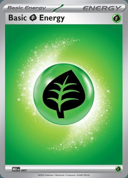 画像1: 基本草エネルギー　Basic Grass Energy　【ノーマル】　英語版　海外版　MEE001 (1)