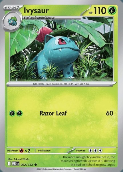 画像1: フシギソウ　Ivysaur　【ノーマル】　英語版　海外版　002/132 (1)