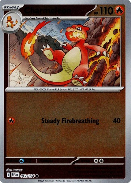 画像1: リザード　Charmeleon　【リバホロ】　英語版　海外版　012/094 (1)