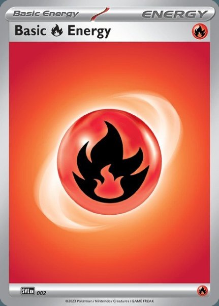 画像1: 基本炎エネルギー　Basic Fire Energy　【ノーマル】　英語版　海外版　SVE/MEE (1)