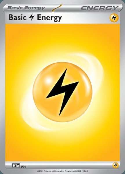 画像1: 基本雷エネルギー　Basic Lightning Energy　【ノーマル】　英語版　海外版　SVE/MEE (1)