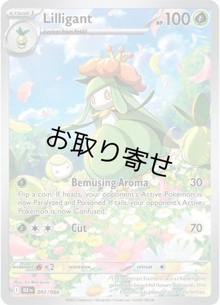 画像1: 【取り寄せ】ドレディア　Lilligant　【IR】　英語版　海外版　092/086 (1)