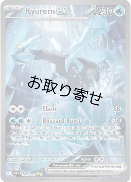 画像1: 【取り寄せ】キュレムex　Kyurem ex　【SIR】　英語版　海外版　165/086 (1)