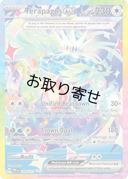 画像1: 【取り寄せ】テラパゴスex　Terapagos ex　【SIR】　英語版　海外版　169/131 (1)