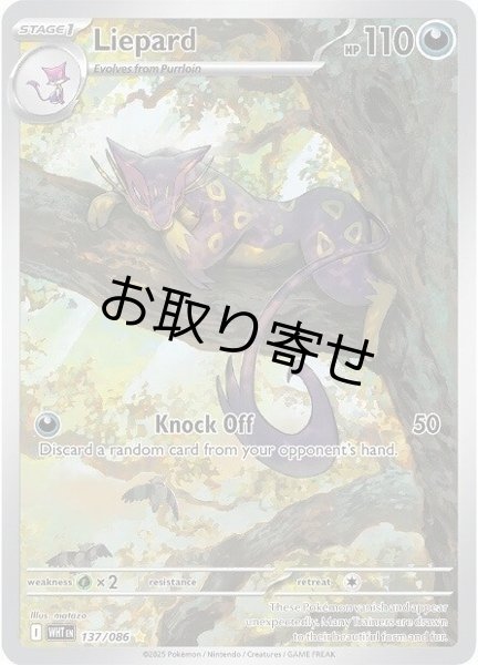 画像1: 【取り寄せ】レパルダス　Liepard　【IR】　英語版　海外版　137/086 (1)